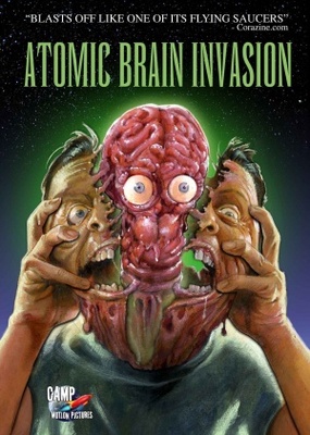 Atomic Brain Invasion Metal Framed Poster