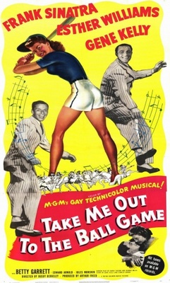 Take Me Out to the Ball Game Wooden Framed Poster