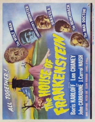 House of Frankenstein Wooden Framed Poster