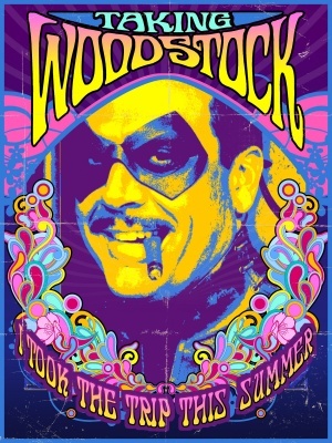 Taking Woodstock Wooden Framed Poster