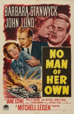 No Man of Her Own Wooden Framed Poster
