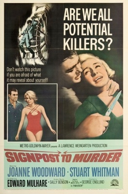 Signpost to Murder Canvas Poster