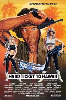Hard Ticket to Hawaii Metal Framed Poster