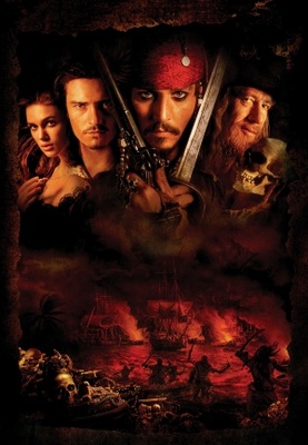 Pirates of the Caribbean: The Curse of the Black Pearl Metal Framed Poster