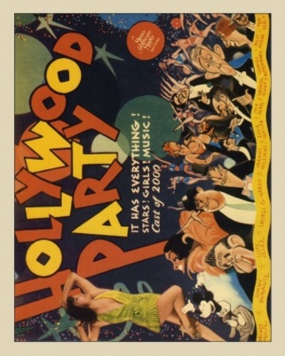 Hollywood Party Canvas Poster