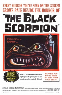 The Black Scorpion Canvas Poster