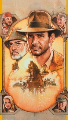 Indiana Jones and the Last Crusade Wooden Framed Poster