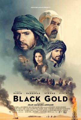 Black Gold Poster with Hanger