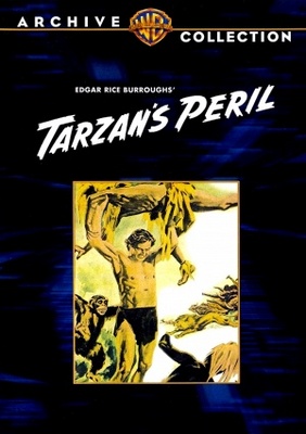Tarzan's Peril Metal Framed Poster