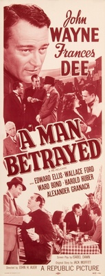 A Man Betrayed Wooden Framed Poster