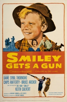 Smiley Gets a Gun tote bag #