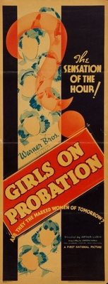 Girls on Probation Wooden Framed Poster
