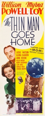 The Thin Man Goes Home pillow