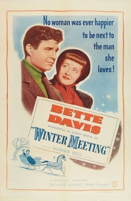Winter Meeting Wooden Framed Poster