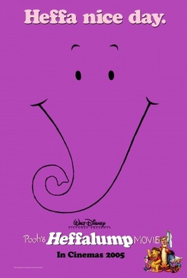 Pooh's Heffalump Movie Poster with Hanger