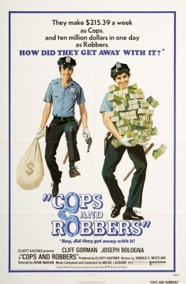 Cops and Robbers Wooden Framed Poster