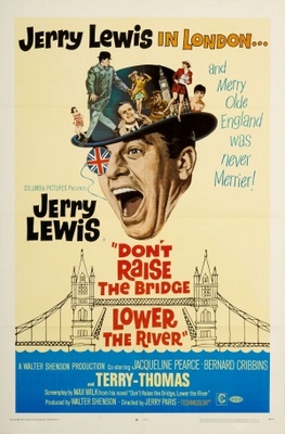 Don't Raise the Bridge, Lower the River Wooden Framed Poster