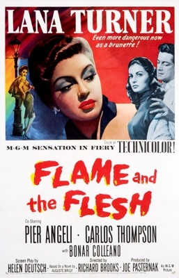 Flame and the Flesh Metal Framed Poster
