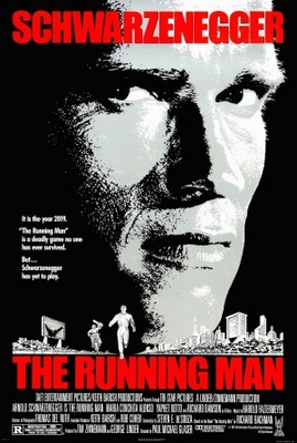 The Running Man Metal Framed Poster