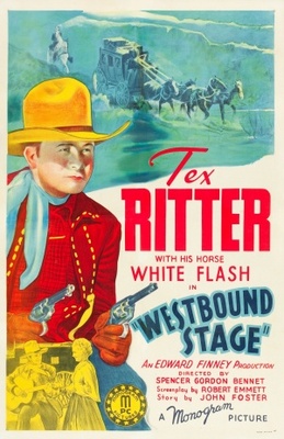 Westbound Stage Canvas Poster