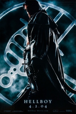 Hellboy Wooden Framed Poster