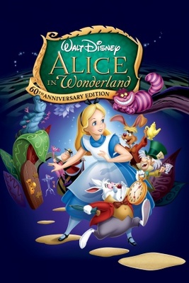 Alice in Wonderland Poster with Hanger