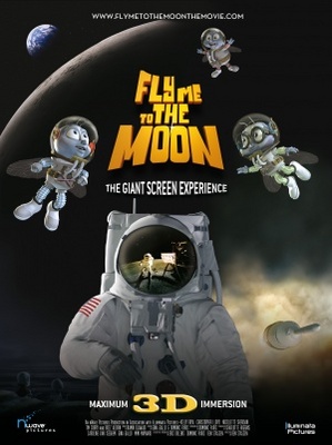 Fly Me to the Moon Poster with Hanger