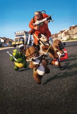 Over The Hedge Poster with Hanger