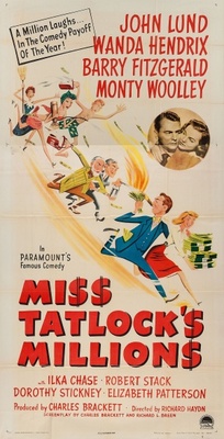 Miss Tatlock's Millions Wooden Framed Poster