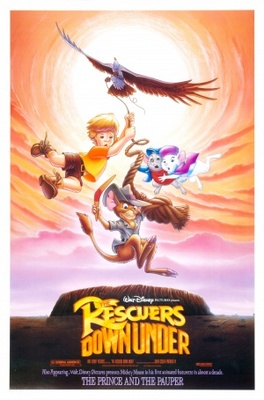 The Rescuers Down Under Wooden Framed Poster