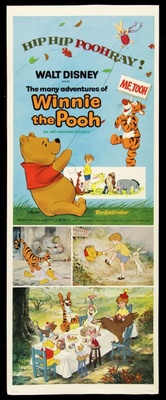 The Many Adventures of Winnie the Pooh Wooden Framed Poster