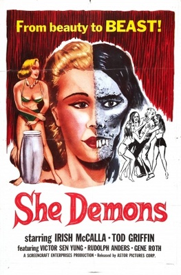 She Demons Metal Framed Poster