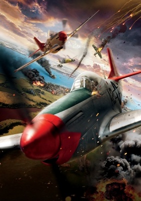 Red Tails Wooden Framed Poster