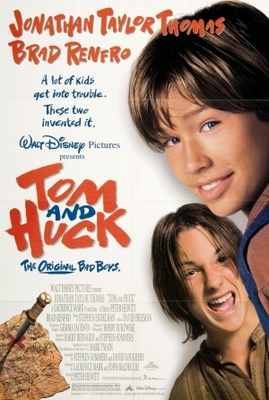Tom and Huck Metal Framed Poster