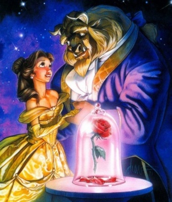 Beauty And The Beast Wooden Framed Poster