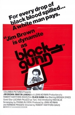 Black Gunn Poster with Hanger