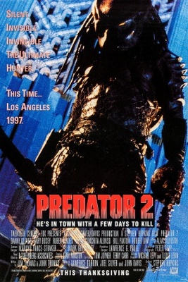 Predator 2 Wooden Framed Poster