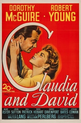 Claudia and David Wooden Framed Poster