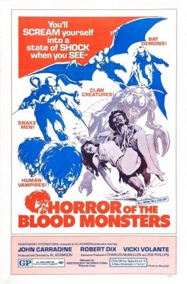 Horror of the Blood Monsters Poster with Hanger