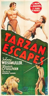 Tarzan Escapes Wooden Framed Poster