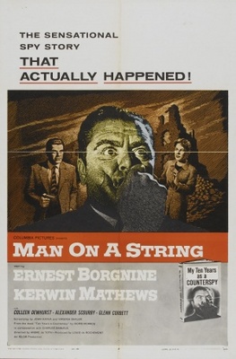 Man on a String Wooden Framed Poster
