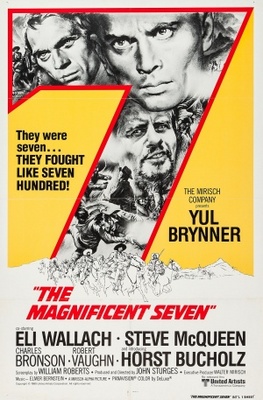 The Magnificent Seven Wooden Framed Poster