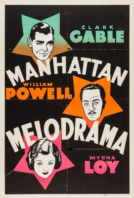 Manhattan Melodrama Wooden Framed Poster