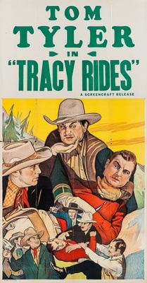 Tracy Rides Wooden Framed Poster