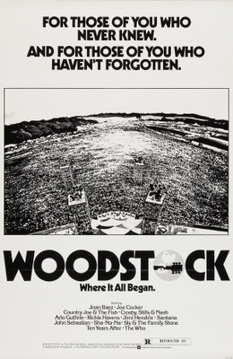 Woodstock Wooden Framed Poster