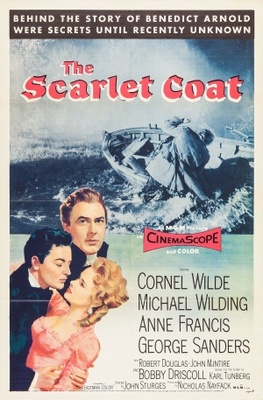 The Scarlet Coat Wood Print