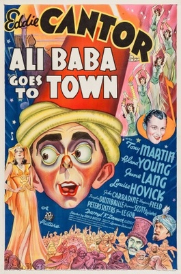 Ali Baba Goes to Town Poster with Hanger
