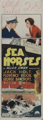 Sea Horses Wooden Framed Poster