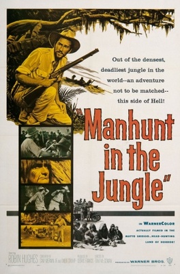 Manhunt in the Jungle Poster with Hanger