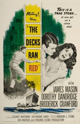 The Decks Ran Red Wooden Framed Poster
